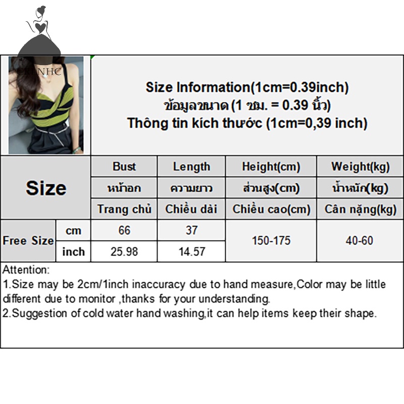Áo Hai Dây Dệt Kim Kẻ Sọc Màu Tương Phản Quyến Rũ Thời Trang Cho Nữ