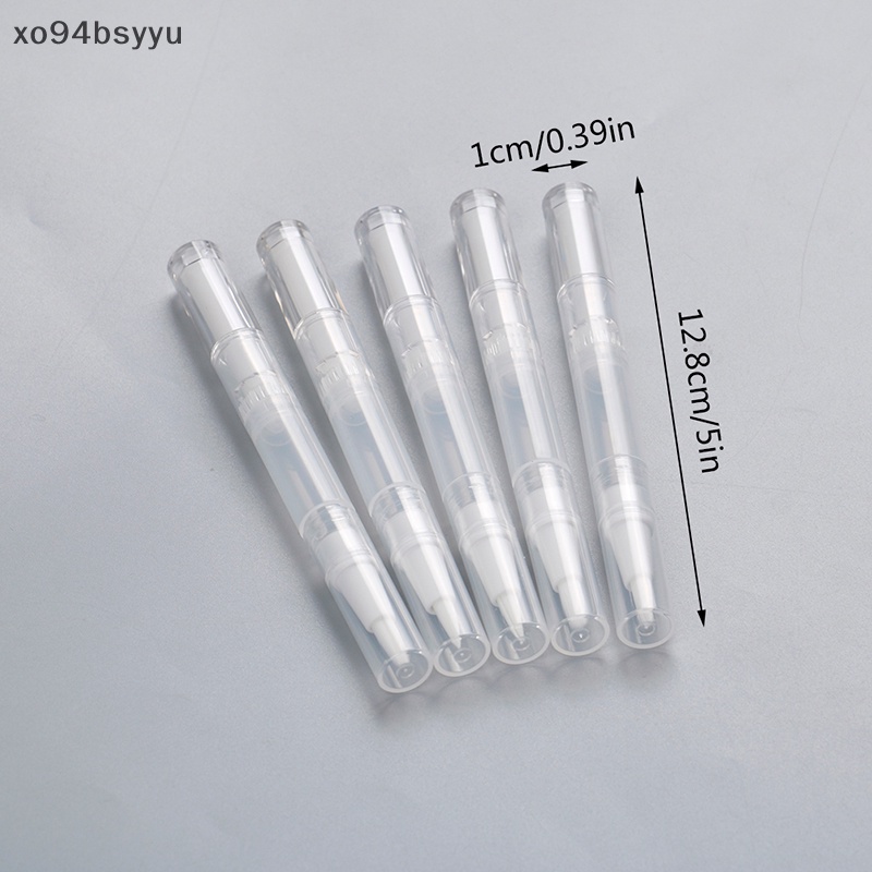 Set 5 Bút Rỗng 3ml Xo94Bsyu Đựng Mỹ Phẩm / Dầu Dưỡng Môi Tiện Lợi