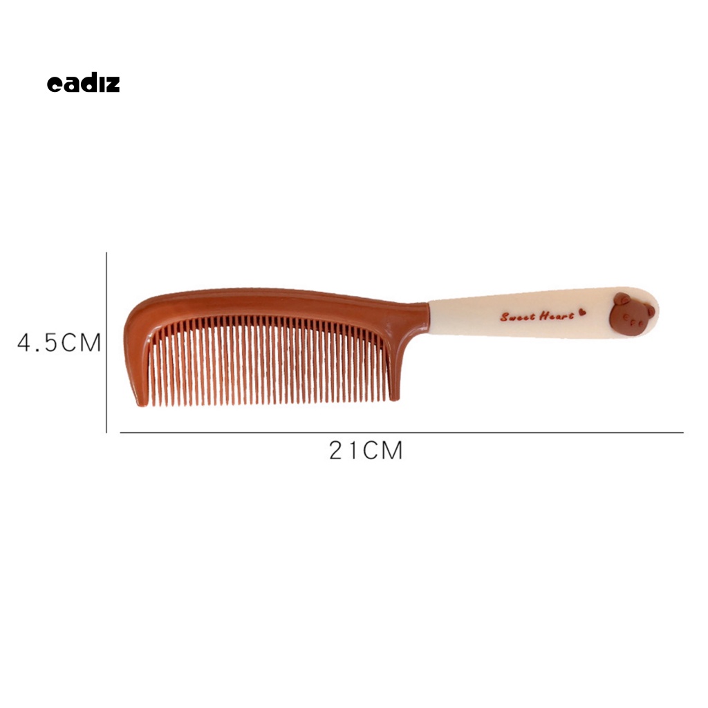 Lược Chải Tóc Răng Lược Nhỏ Bằng Nhựa Resin In Hình Thỏ Hoạt Hình Đáng Yêu Chuyên Nghiệp Cho Học Sinh