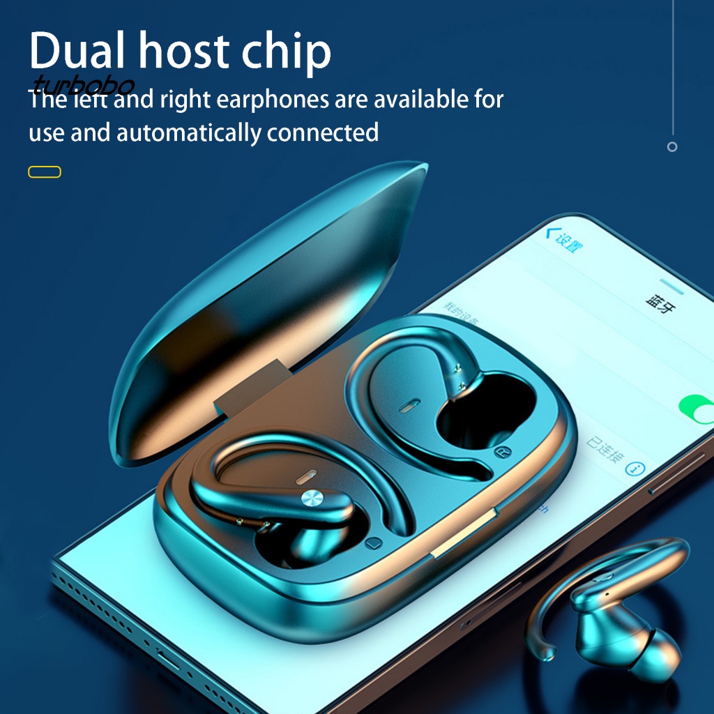 1 Set Tai Nghe Không Dây Bluetooth Chống Ồn Cảm Ứng Vân Tay Thông Minh Cho Điện Thoại Android