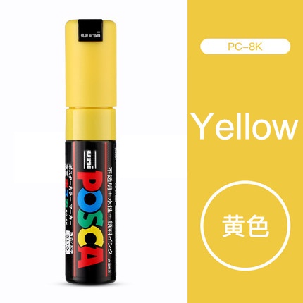 1 Bút Lông Đánh Dấu Uni Posca PC-8K Rộng Ngòi 8mm Có 15 Màu