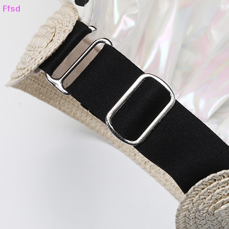 {Ffsd} Mũ Che Nắng Vành Rộng Mềm Mại Chống Tia UV Hai Công Dụng Thời Trang Mùa Hè Có Thể Gập Lại Dành Cho Bạn Nữ Đi Biển Ngoài