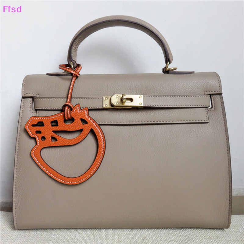 {Ffsd} Móc Khóa Ba Lô Da PU Khoét Rỗng Đơn Giản Thời Trang Trang Trí Túi Xách * Bán Chạy Cho Nữ