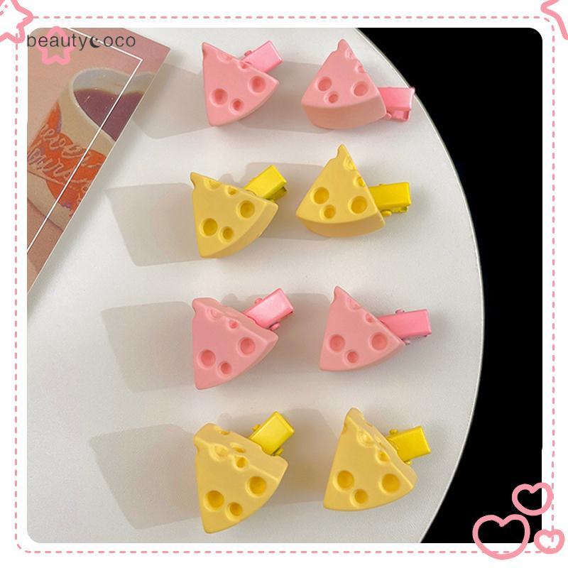 Beautycoco🍊Kẹp Tóc Hình Phô Mai Bằng Nhôm Đáng Yêu Mùa Hè Cho Nữ 1 Cái