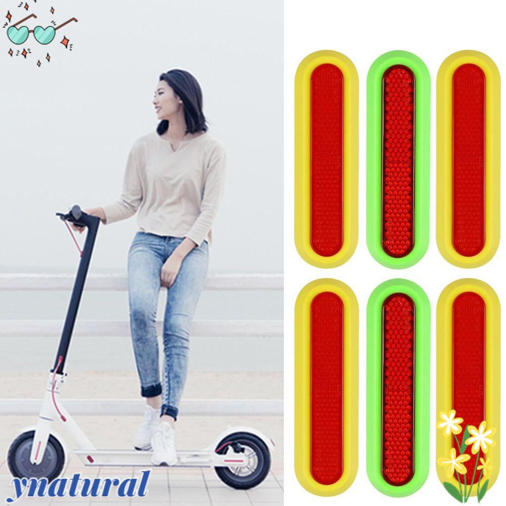 Set 4 Miếng Dán Phản Quang Trang Trí Bánh Xe Scooter Xiaomi Mi Ốp