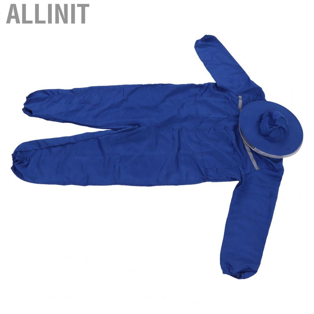 Allinit Bee Suit  Beekeeping Clothing Rubber Unisex Specially Designed Hat for Outdoor