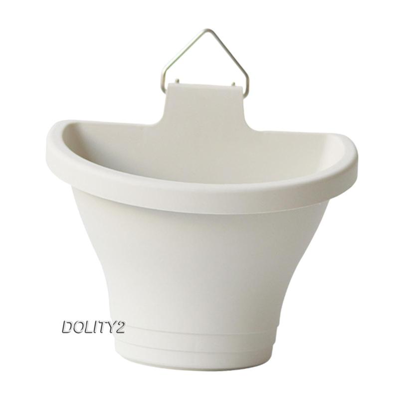 Set 2 Chậu Hoa Treo Tường Kèm Móc Tiện Dụng Cho Văn Phòng / Ban Công