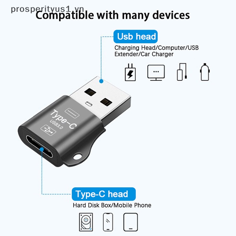 1 Đầu Chuyển Đổi OTG Type C Sang Micro USB 3.0 OTG prosperityus1