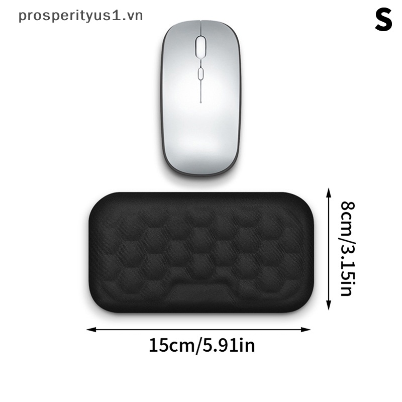 [prosperityus1] Miếng Lót Chuột Và Bàn Phím Bảo Vệ Cổ Tay Kết Cấu Cotton Mát Xa [VN]
