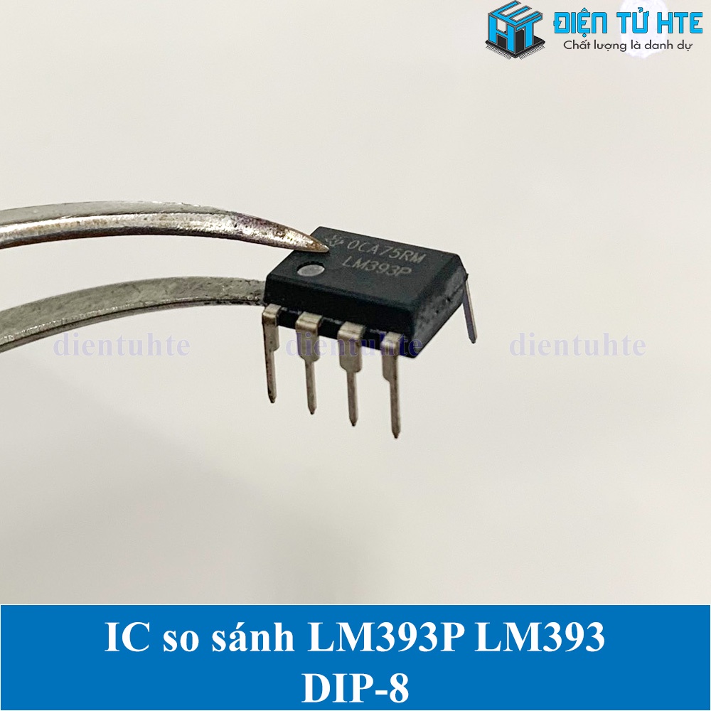 Bộ 2 con Opamp kép LM393 LM393P DIP-8 chính hãng