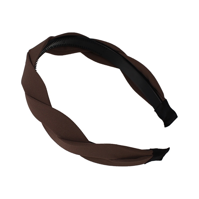 Băng Đô Cài Tóc Màu Cà Phê Phong Cách Hàn Quốc Thời Trang Mùa Hè Xinh Xắn