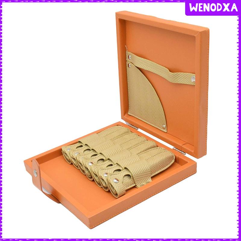 Hộp Đựng Kéo Cắt Tóc Bằng Da PU 23x23x4.5cm Tiết Kiệm Không Gian