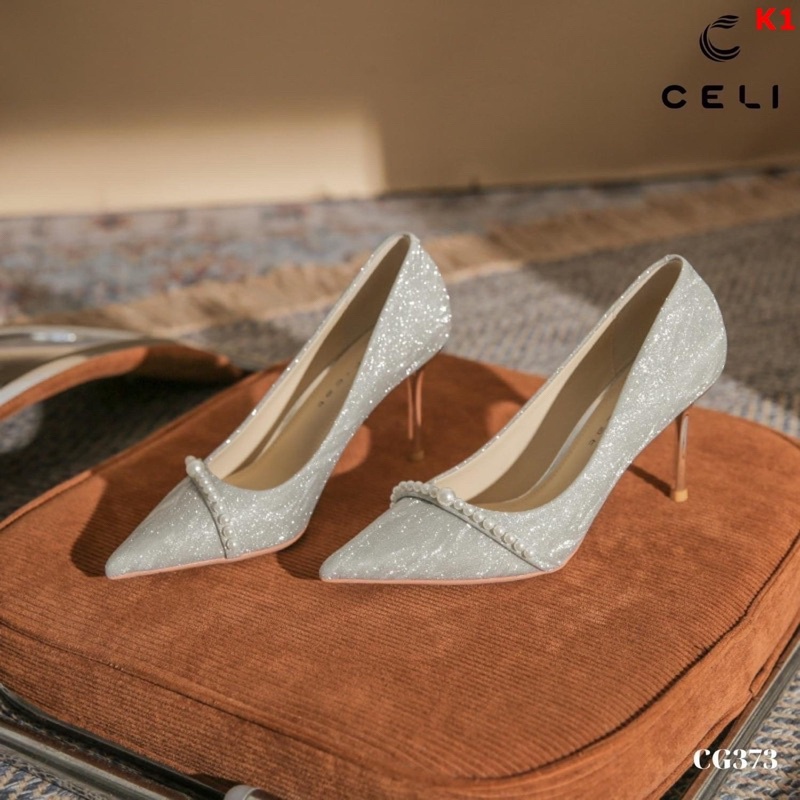 Giày cao gót Tiểu Thư  K1  - gót nhọn 9 phân chân thon gày bé lùi size)