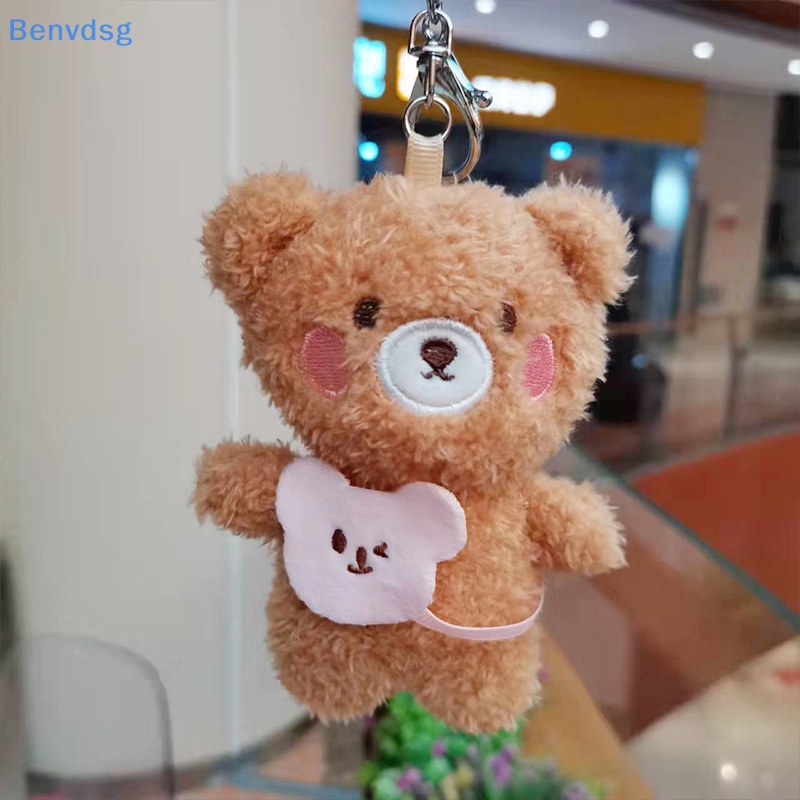 Móc Khóa Gấu Nhồi Bông Mini 12cm Dễ Thương