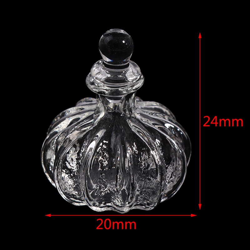 Lọ Thủy Tinh Nhỏ Nhắn Có Nút Chặn Dùng Trang Trí Nhà Búp Bê