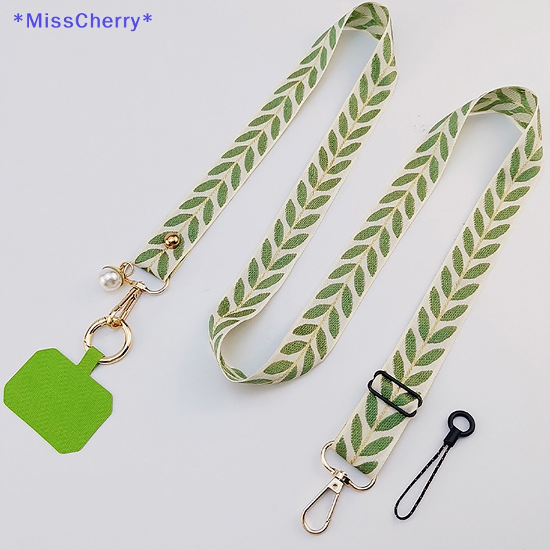 Dây Đeo Điện Thoại Dài Bằng Vải Bản Rộng Có Thể Điều Chỉnh Được Mới