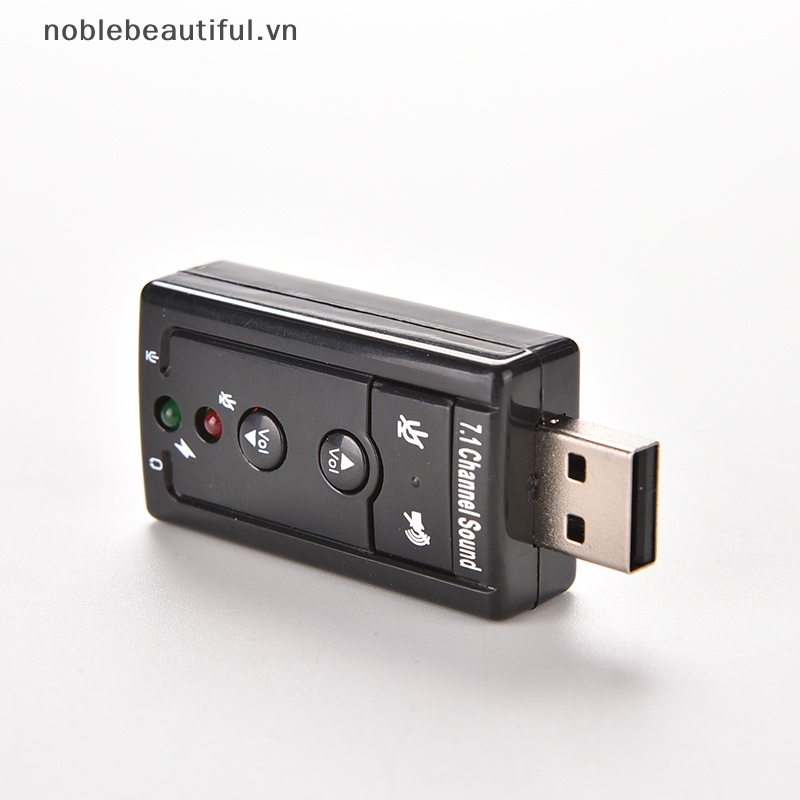 Usb 2.0 Mini Chuyển Đổi Âm Thanh 7.1 Kênh Ảo 3D 12Mbps