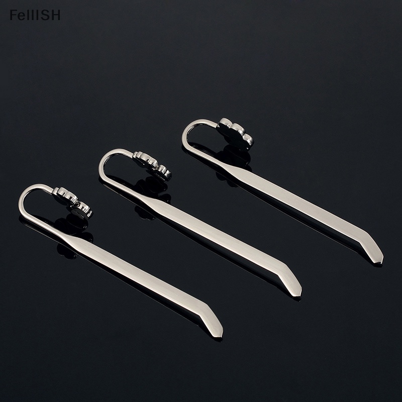 1 Thẻ Đánh Dấu Trang Sách Hình Cỏ Ba Lá Bằng Kim Loại 439br