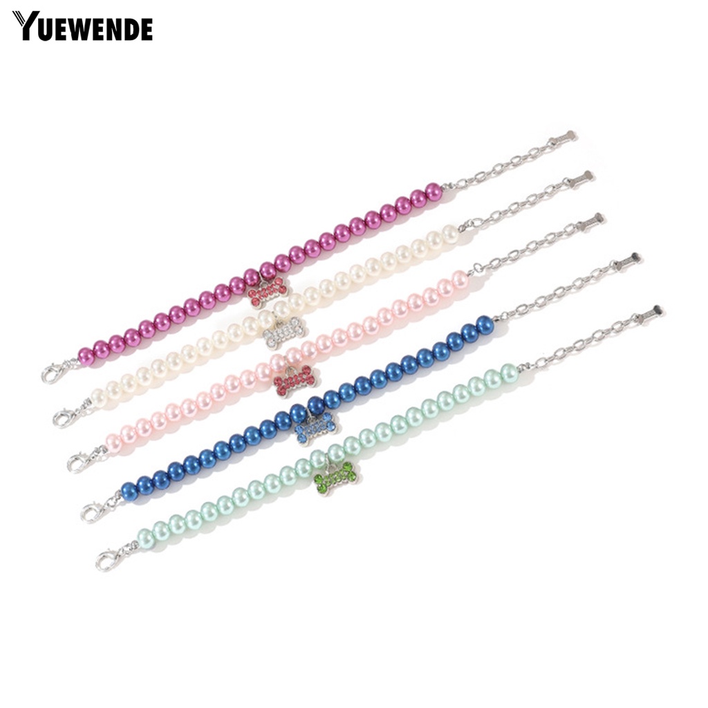 Vòng Cổ Ngọc Trai Bằng Nhựa Thân Thiện Với Môi Trường Cho Cún Cưng