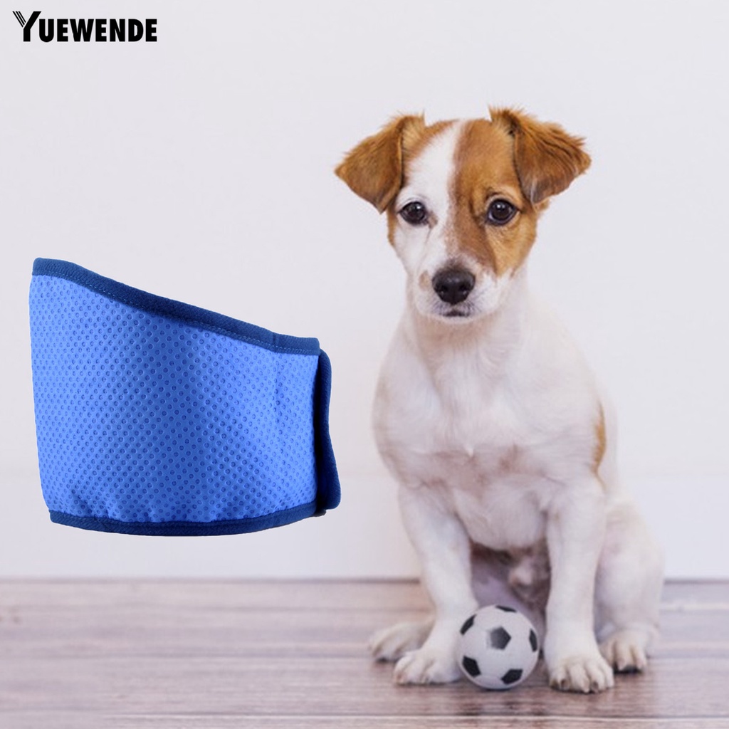 Yq.e Khăn Choàng Cổ Hình Tam Giác Làm Mát Thoáng Khí Có Thể Điều Chỉnh Nhiệt Độ Thời Tiết Mùa Hè Cho Thú Cưng