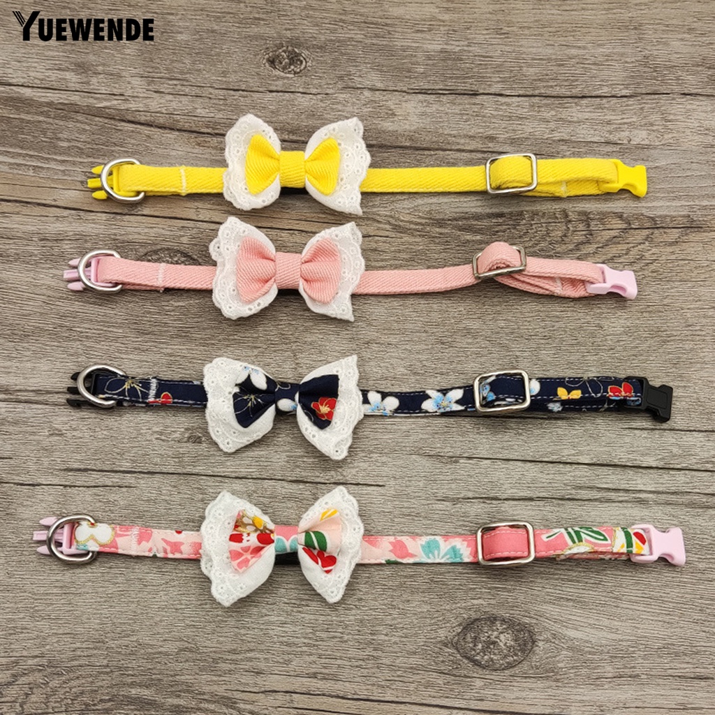 Vòng Cổ Thú Cưng YQ.E Bằng Cotton Có Khóa Cài Tùy Chỉnh Kích Thước Trang Trí Nhà Cửa