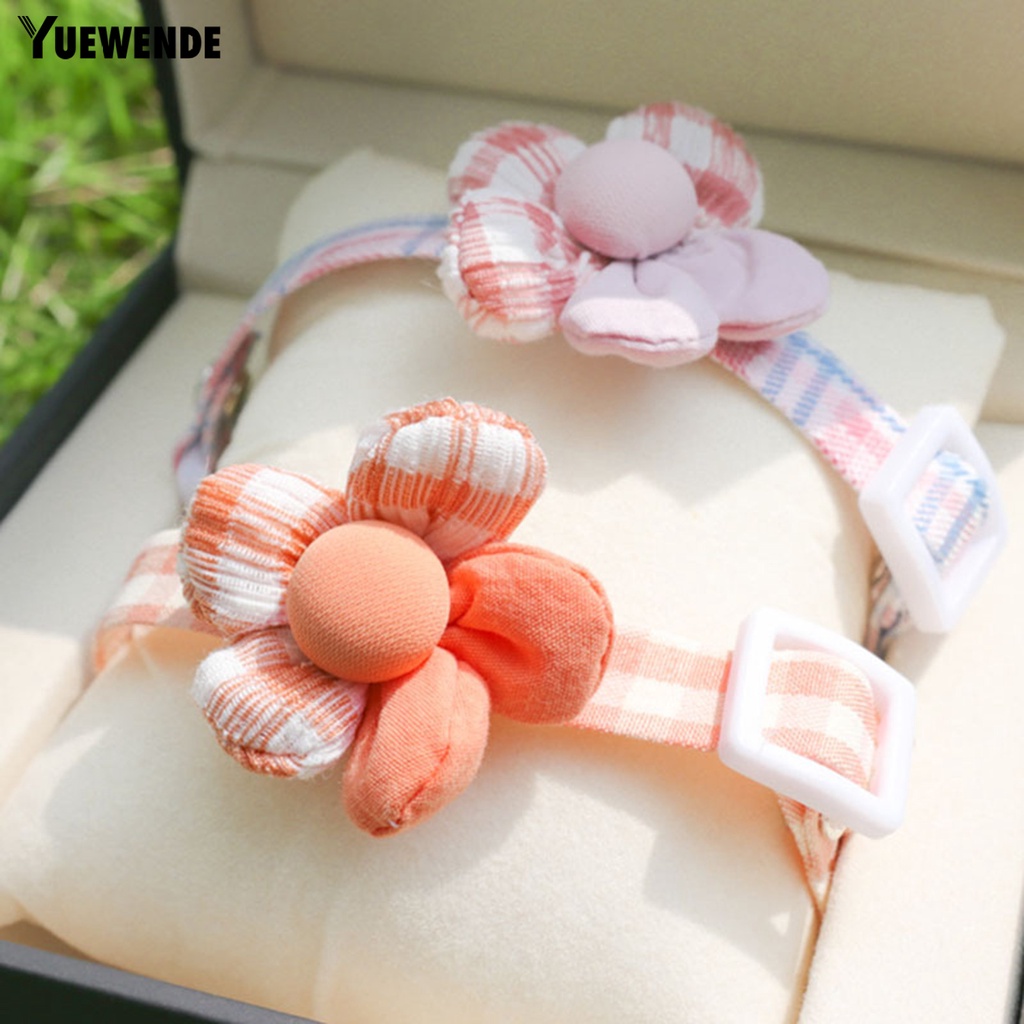 Yq.e Vòng Cổ Họa Tiết Kẻ Sọc Có Thể Điều Chỉnh Trang Trí Lễ Hội Cho Thú Cưng