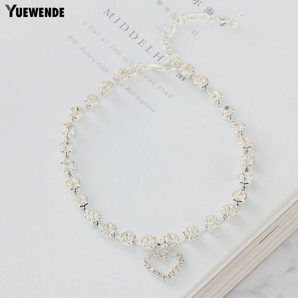 Vòng cổ Mặt Trái Tim Đính Đá Cho Thú Cưng