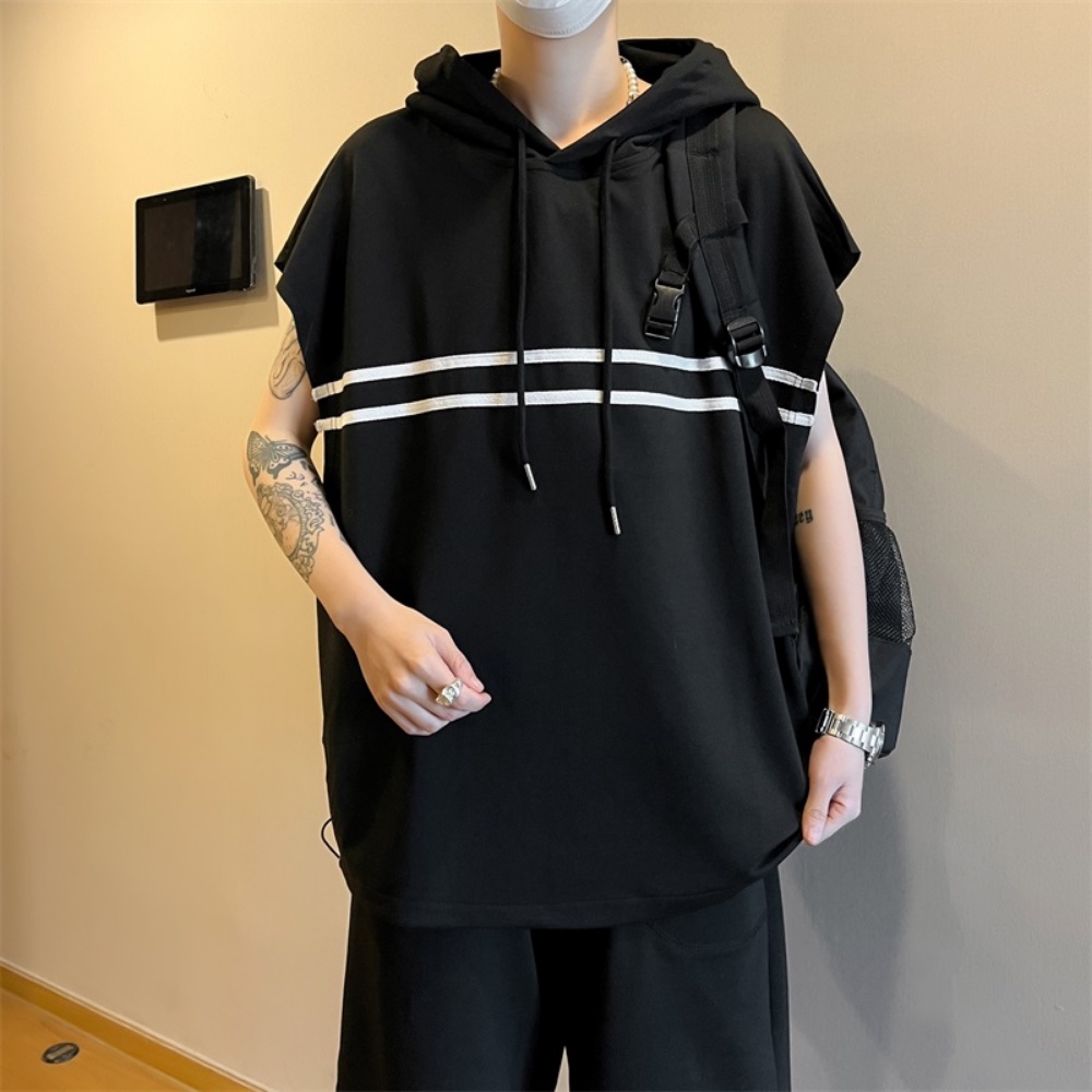 Áo Thun Ba Lỗ Kèm Quần Ngắn Thể Thao Thời Trang Mùa Hè Cho Nam