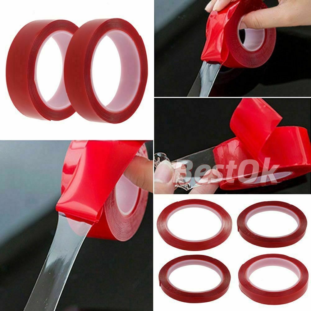 1 Cuộn Băng Keo Hai Mặt Trong Suốt Dài 3M Bằng Xốp Acrylic Chống Thấm Nước