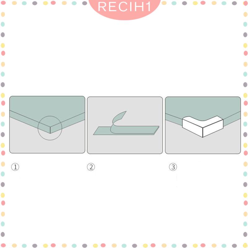 Set 6 Miếng Bọc Cạnh Bàn Nội Thất Bằng Silicon Trong Suốt Bảo Vệ An Toàn