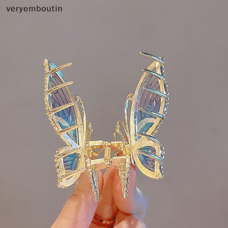 Kẹp Tóc Càng Cua Cá Mập Màu Nhám Thời Trang Cho Nữ