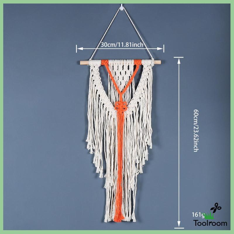Thảm Dệt Macrame Treo Tường Trang Trí Phòng Ngủ / Nhà Trẻ