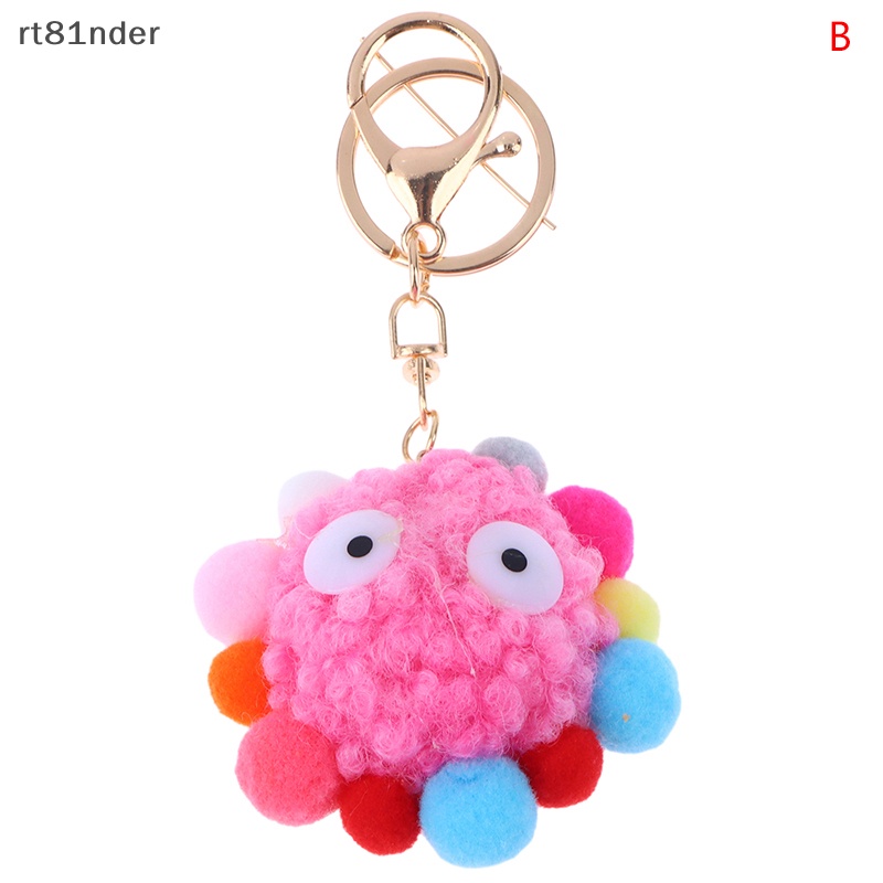 Rt Móc Khóa Hình Búp Bê Hoạt Hình Rain Briquettes Nhồi Bông Dễ Thương Trang Trí Ba Lô / Túi Xách / Ô Tô