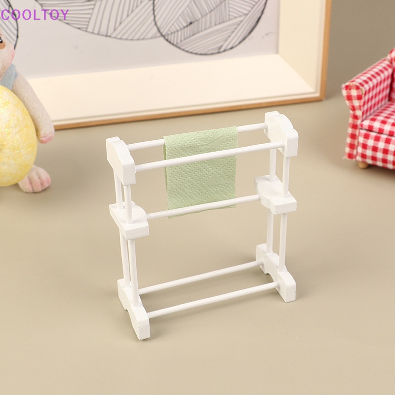 Giá Phơi Khăn Lau Tay Đồ Chơi Búp Bê Tỷ Lệ 1: 12