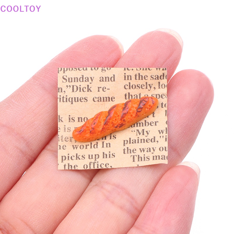 Cooltoy Mô Hình Bánh Mì Baguette Mini Tỉ Lệ 1: 12 Trang Trí Nhà Búp Bê