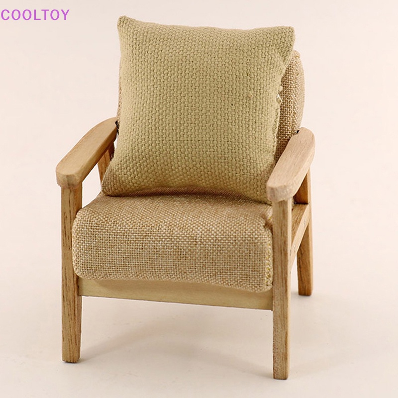 Cooltoy Set 2 Gối Đệm sofa Cho Nhà Búp Bê Tỉ Lệ 1 / 12