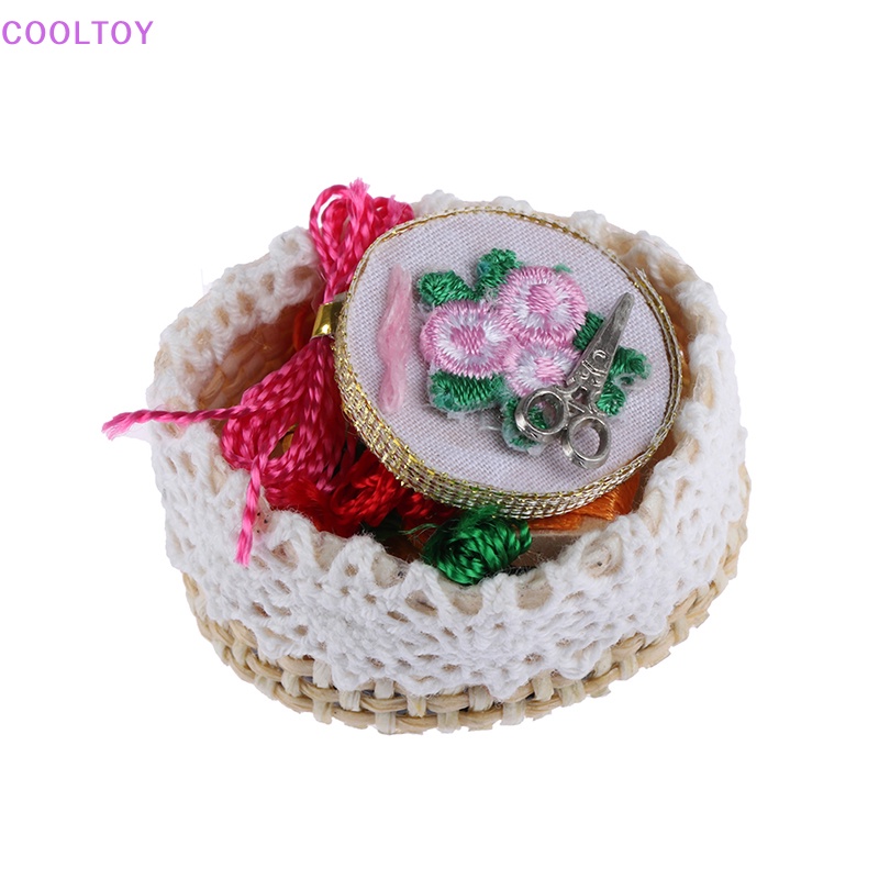 Cooltoy Bộ Dụng Cụ Thêu Thủ Công mini Tỉ Lệ 1: 12 Trang Trí Nhà Búp Bê