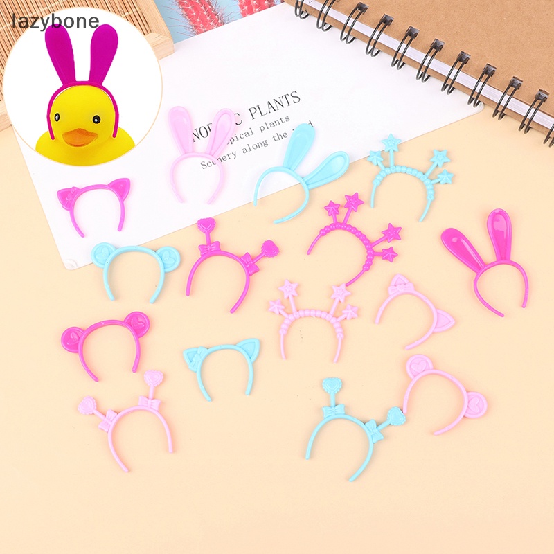 Set 5 Băng Đô Tai Thỏ / Mèo / Gấu Mini 30cm Dành Cho Búp Bê