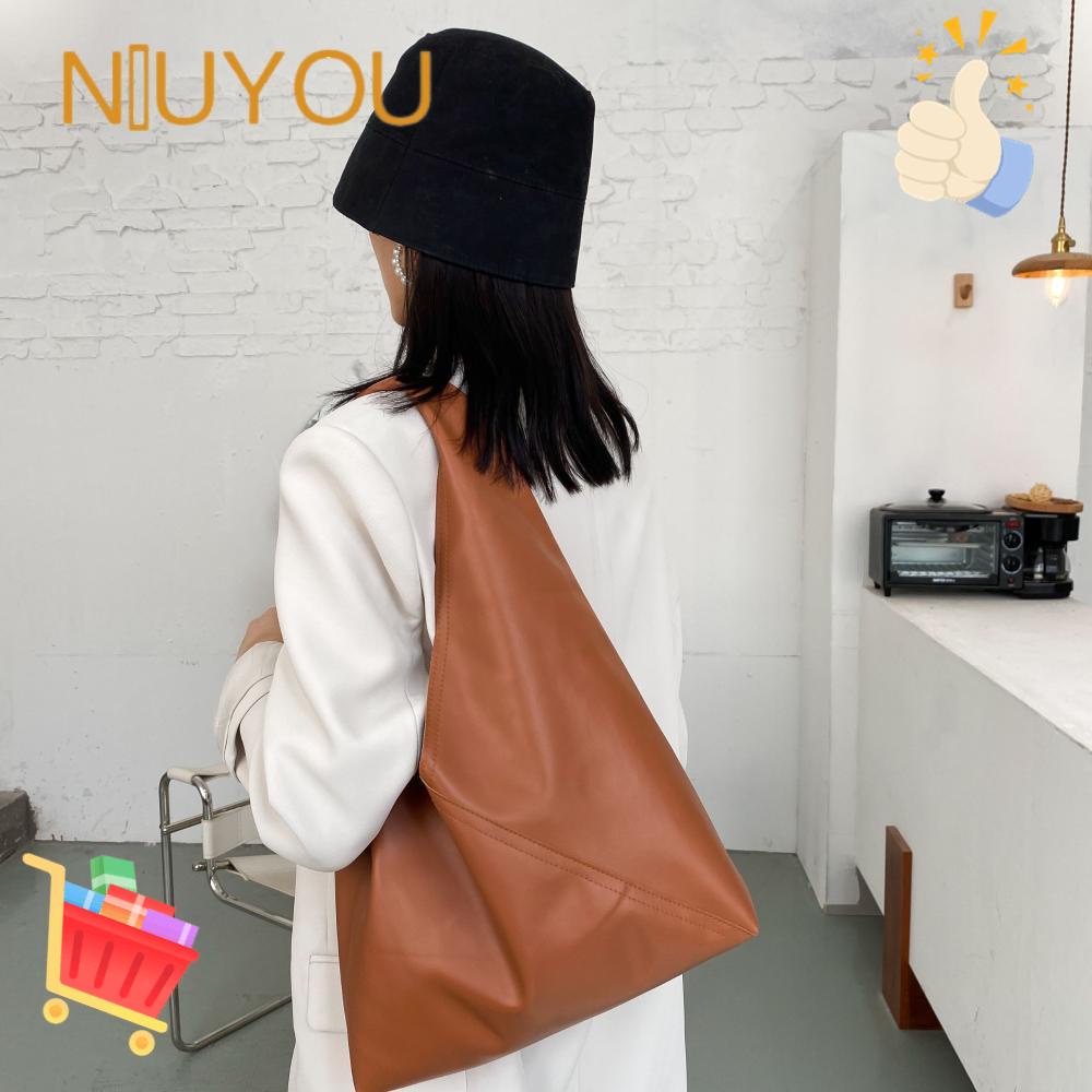 Túi Xách Da PU Màu Trơn Sức Chứa Lớn