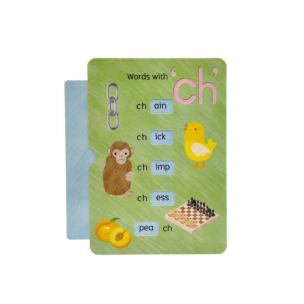 Little Genius: Phonics Pull The Tab Flashcards