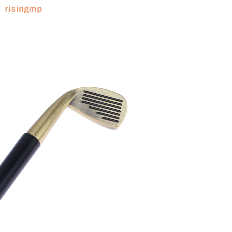 1 Bộ Bút Đánh Golf Mini Để Bàn Màu Xanh Lá Kèm 3 Lá Cờ Putg Green
