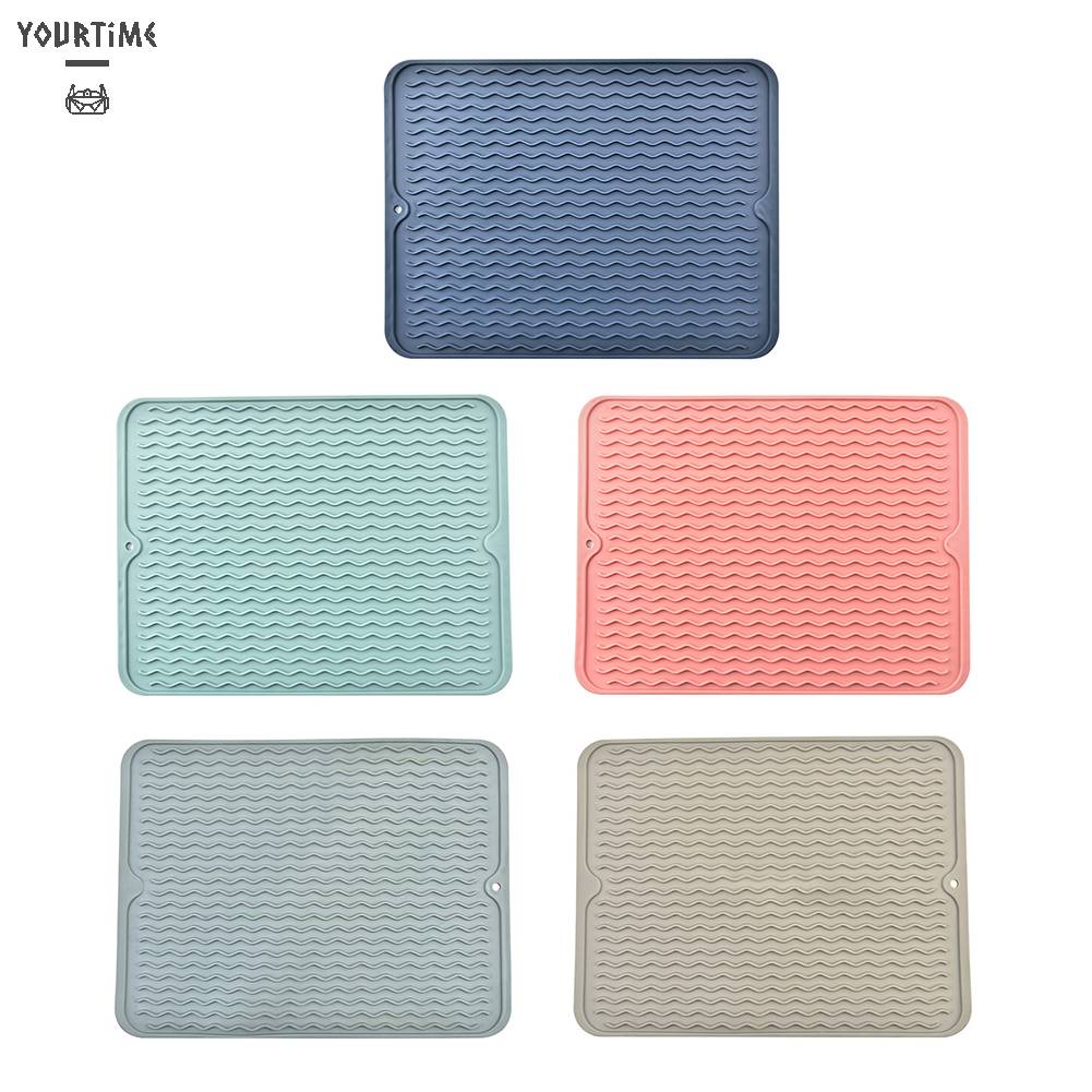 Miếng Lót Chén Dĩa Chất Liệu Dày Dặn Tiện Dụng Cho Bồn Rửa Nhà Bếp