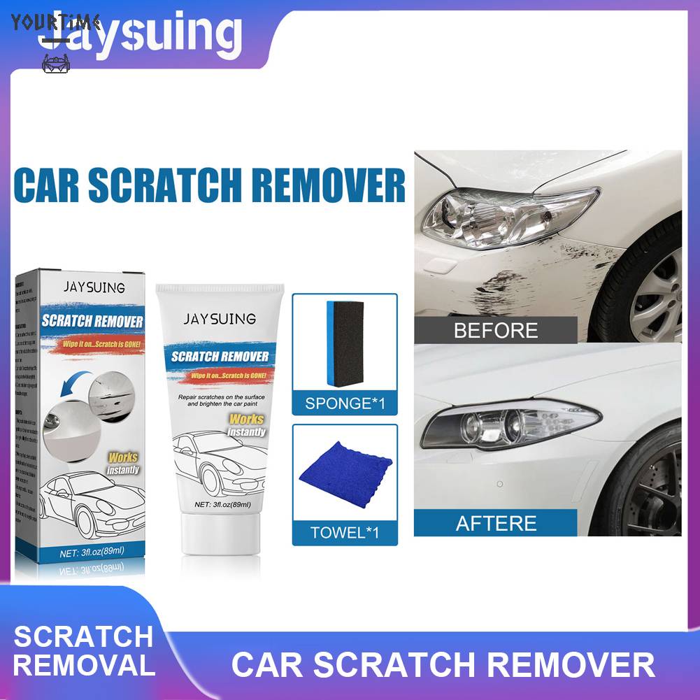 Kem Đánh Bóng Chống Trầy Kèm Mút Xốp Chuyên Dụng Cho Xe Hơi