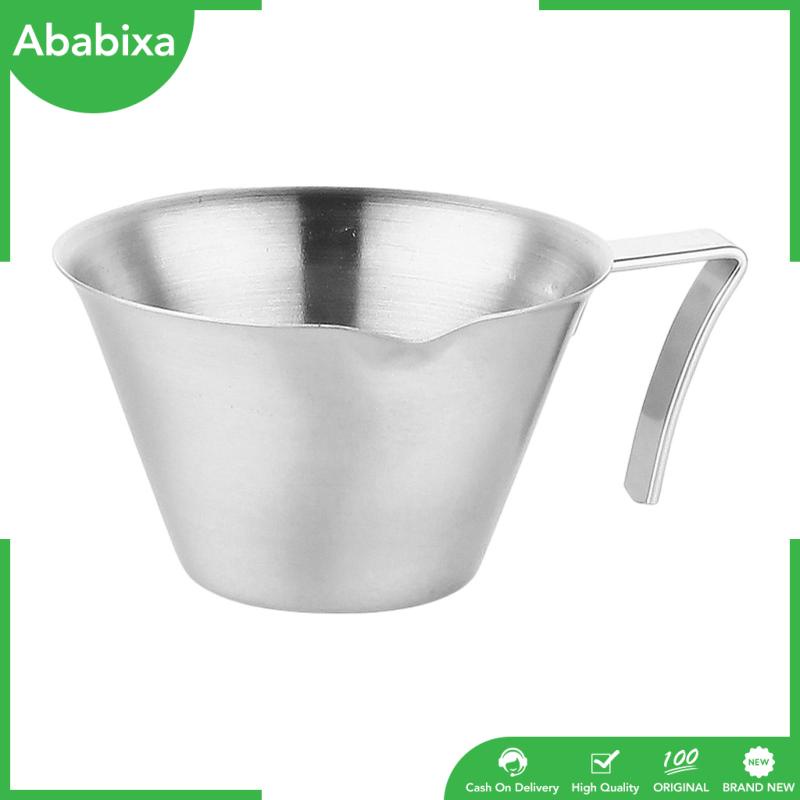 Cốc Đong Mini Bằng Thép Không Gỉ Dung Tích 100ml Có Tay Cầm Tiện Dụng