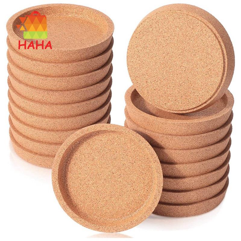 Giá Đỡ Cốc Nước Hình Tròn 4 Inch 18 Nút Bần Chống Rò Rỉ Tái Sử Dụng Tiện Lợi