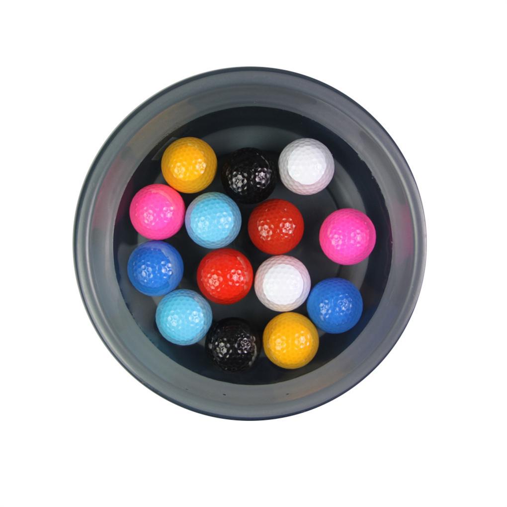 1 Bộ 10 Quả Bóng Đánh Golf Nhỏ Gọn Nhiều Màu Sắc Dành Cho Người Lớn Tập Luyện