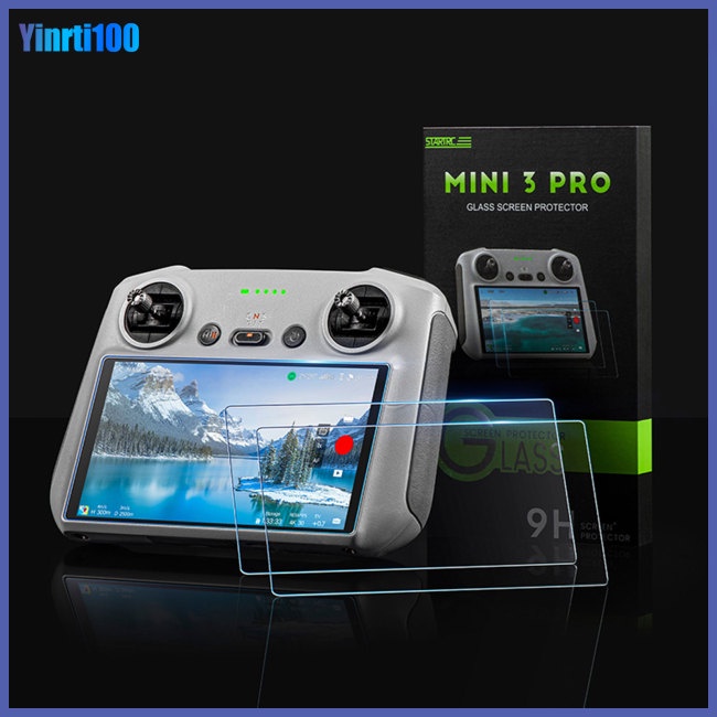 Set 2 Kính Cường Lực Hd Bảo Vệ Màn Hình Điều Khiển Từ Xa Cho Dji Mavic 3 Classic / Mini 3 Pro