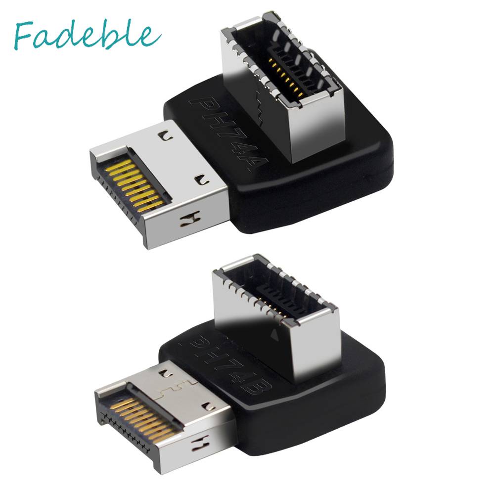 Bộ Chuyển Đổi USB 3.1 Type E 90 Độ Phía Trước USB C Cho Bo Mạch Chủ PC