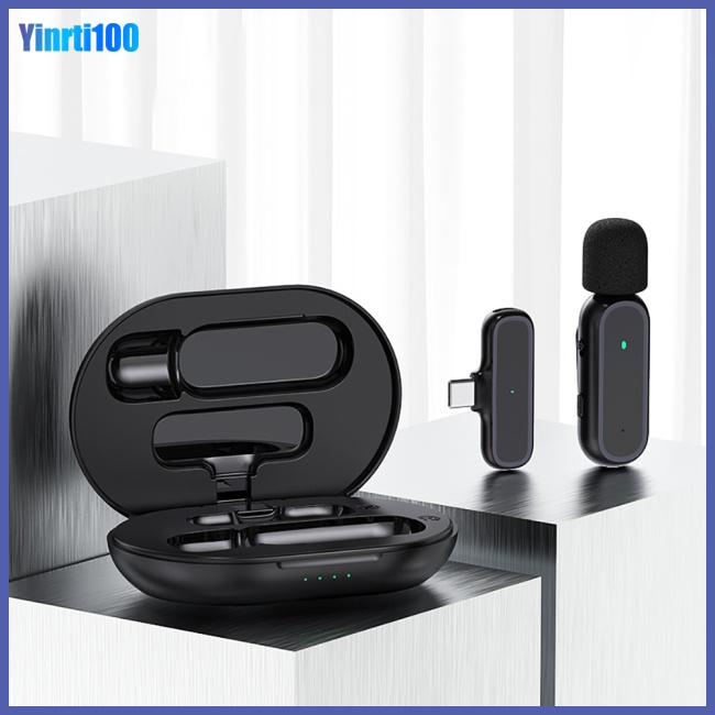 Micro Không Dây Yinrti Kèm Hộp Sạc Di Động Tiện Dụng Chất Lượng Cao