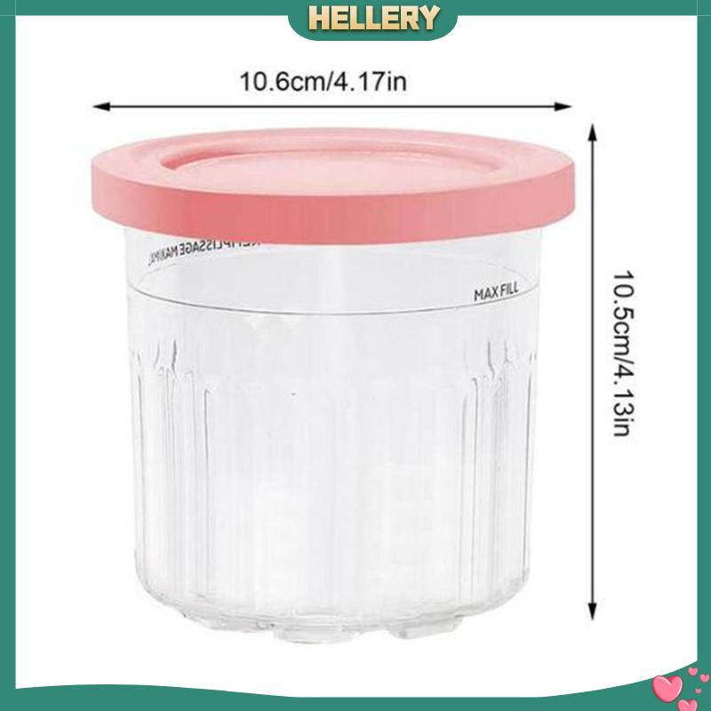 Bộ 4 Cốc Làm Kem / Tráng Miệng Chống Rò Rỉ Tiện Dụng